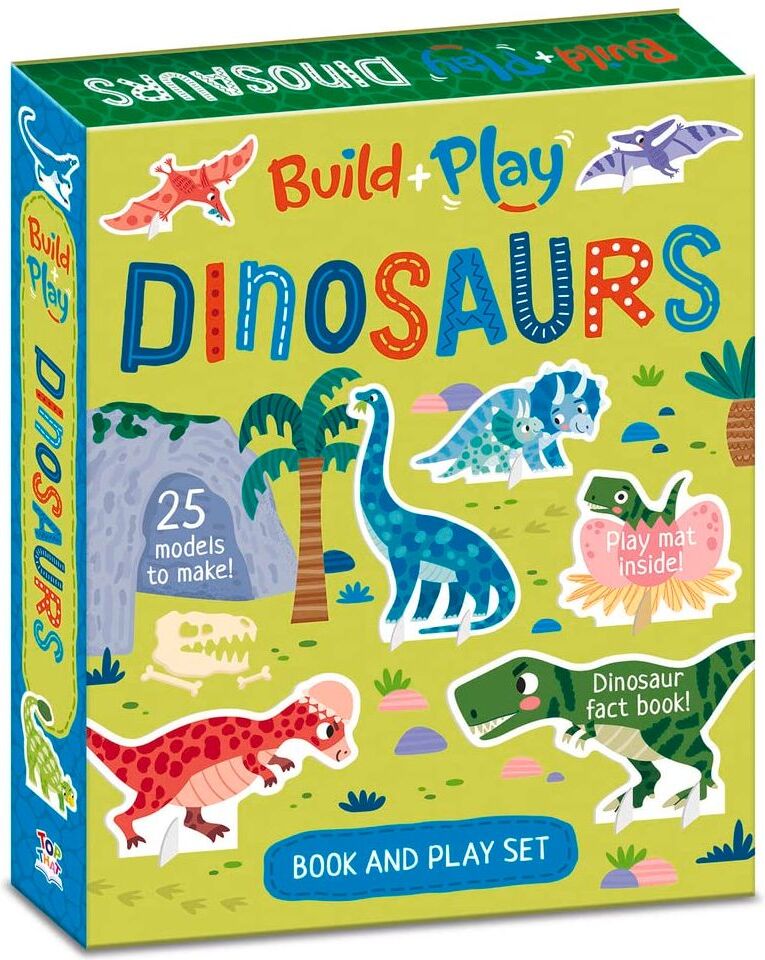 Top That Publishing Build + Play Dinosaurs: Book and Play Set (Build and Play Kit)