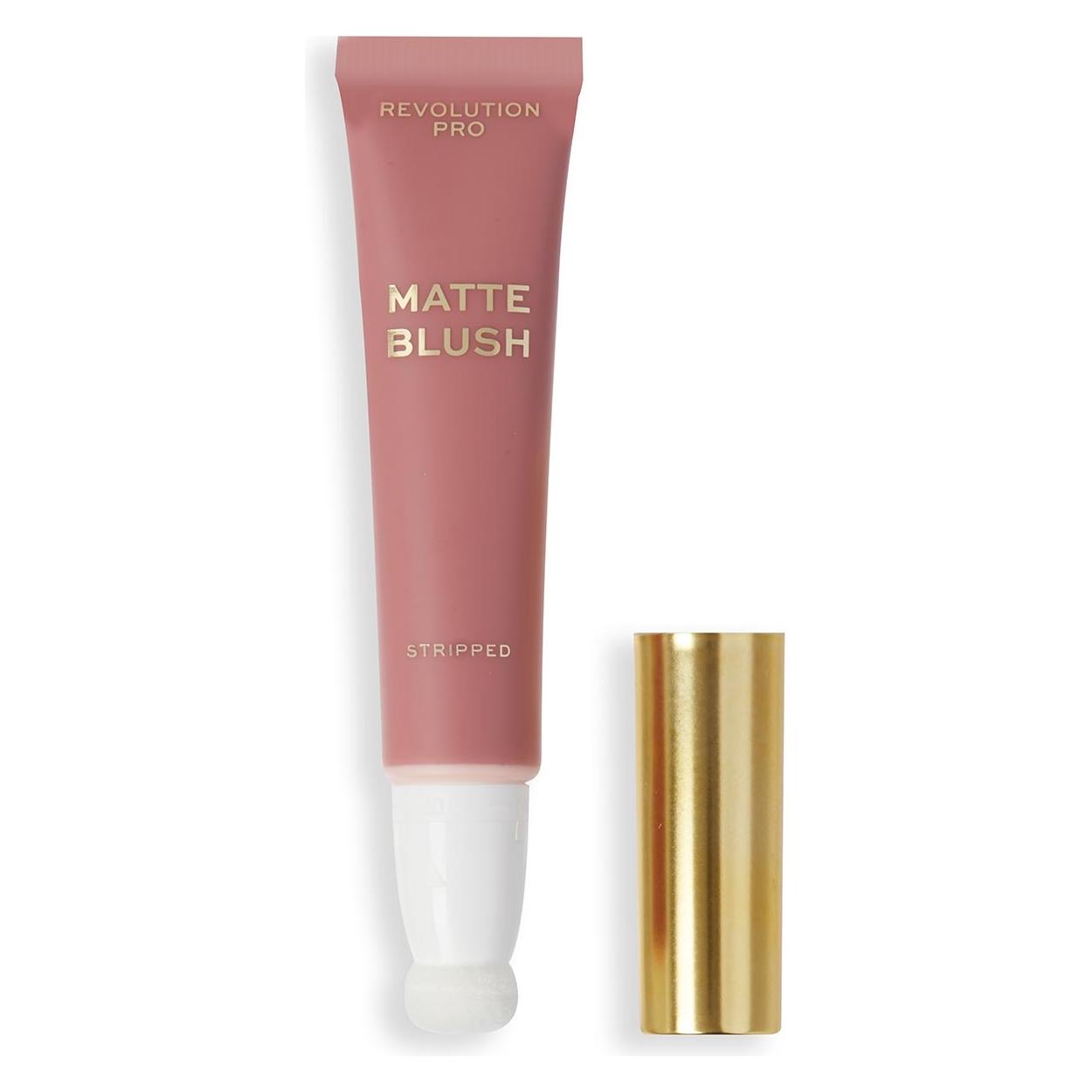 I Heart Revolution Revolution Pro Iconic Matte Cream Blush Wand Stripped Pink Lightweight Formula Buildable Blendable S (Entblösst Pink, Stripped Pink) (50000217)