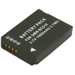 Akku wie Panasonic DMW-BCG10E für Lumix DMC TZ10, TZ18, TZ20, TZ31, TZ6, TZ8, ZR1, ZR3, ZS1, 1Ah
