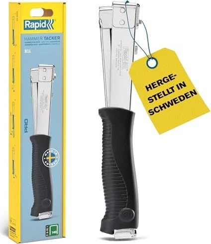 Rapid Handtacker PRO R19E schwarz/silber, 1 St.