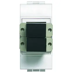 BTicino N4268SC Glasfasersteckdose für SC Fiberoptik-Stecker duplex 1M Weiß