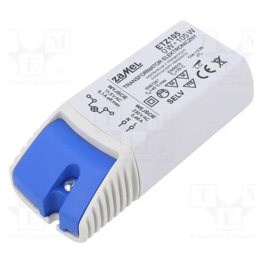 Zamel Elektronischer Transformator 230/11,5V 0-105W ETZ105 (LDX10000038) (LDX10000038)