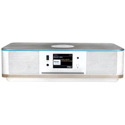 Soundmaster ICD2023WE (DAB+, FM, Bluetooth, UNDOK, WLAN), Radio, Silber, Weiss
