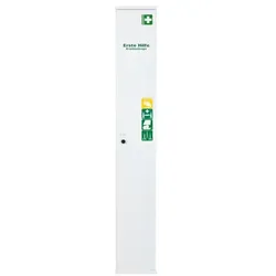 ALUDERM Stehschrank mit Füllung »NovoLine 4« Erste-Hilfe-Trage weiß, 30x200x20 cm