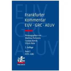 Frankfurter Kommentar zu EUV, GRC und A, Fachbücher von Carsten Nowak, Ulrich Häde
