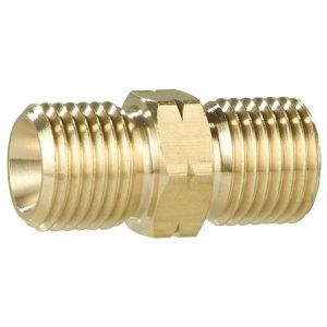 GOK Gasschlauch-Verbinder 1401800, gerade, beidseitiges Gewinde links außen 3/8 Zoll
