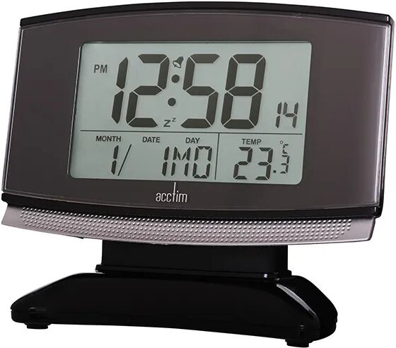 Acctim Acura Alarm Clock Black