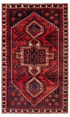 ECARPETGALLERY Hand-knotted Melis Vintage Red Wool Rug - 4'11 x 7'11