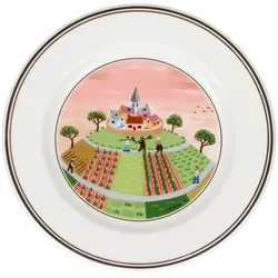 BROTTELLER DÖRFCHEN Design Naif bunt ø 17 cm
