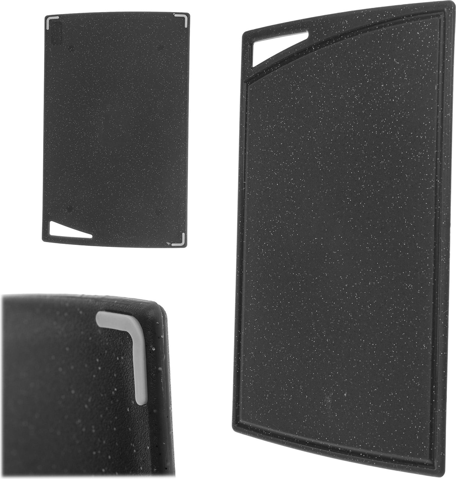 KADAX snijplank THICK Cutt, zwart