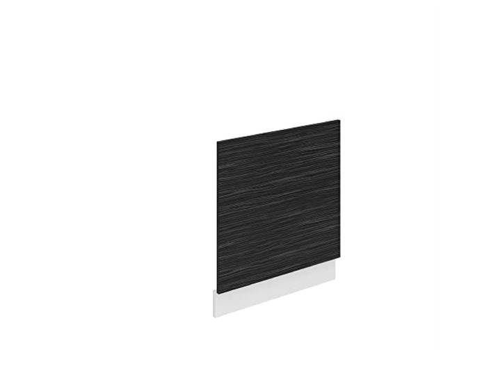 Belini Frontblende PO 60 cm, ohne Arbeitsplatte, Königliches Ebenholz ohne Griff, Geschirrspüler Frontblende Breite, Frontplatte für Spülmaschine