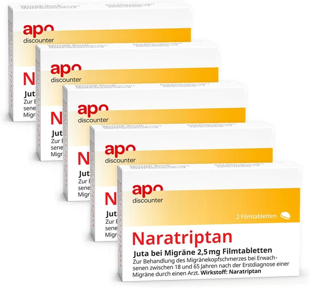 Naratriptan 2,5 mg von apodiscounter