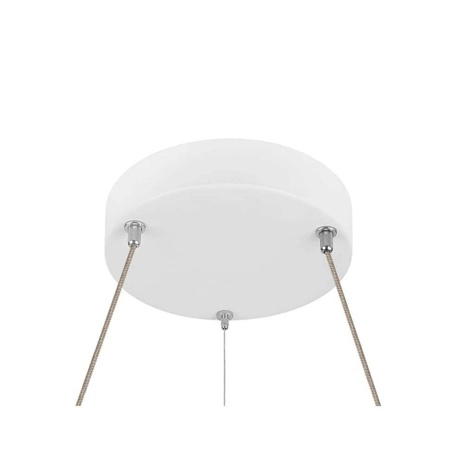 SLV One Flat hanglamp, wit, aluminium, dimbaar, LED