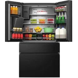 Hisense Hise KühGefKo RF728N4SBF E bk 20011723, Food Center, Schwarz