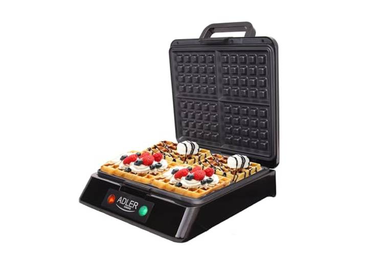 Adler Gaufrier 1300 W Noir\, Multicolore\, Taille Unique AD 3036