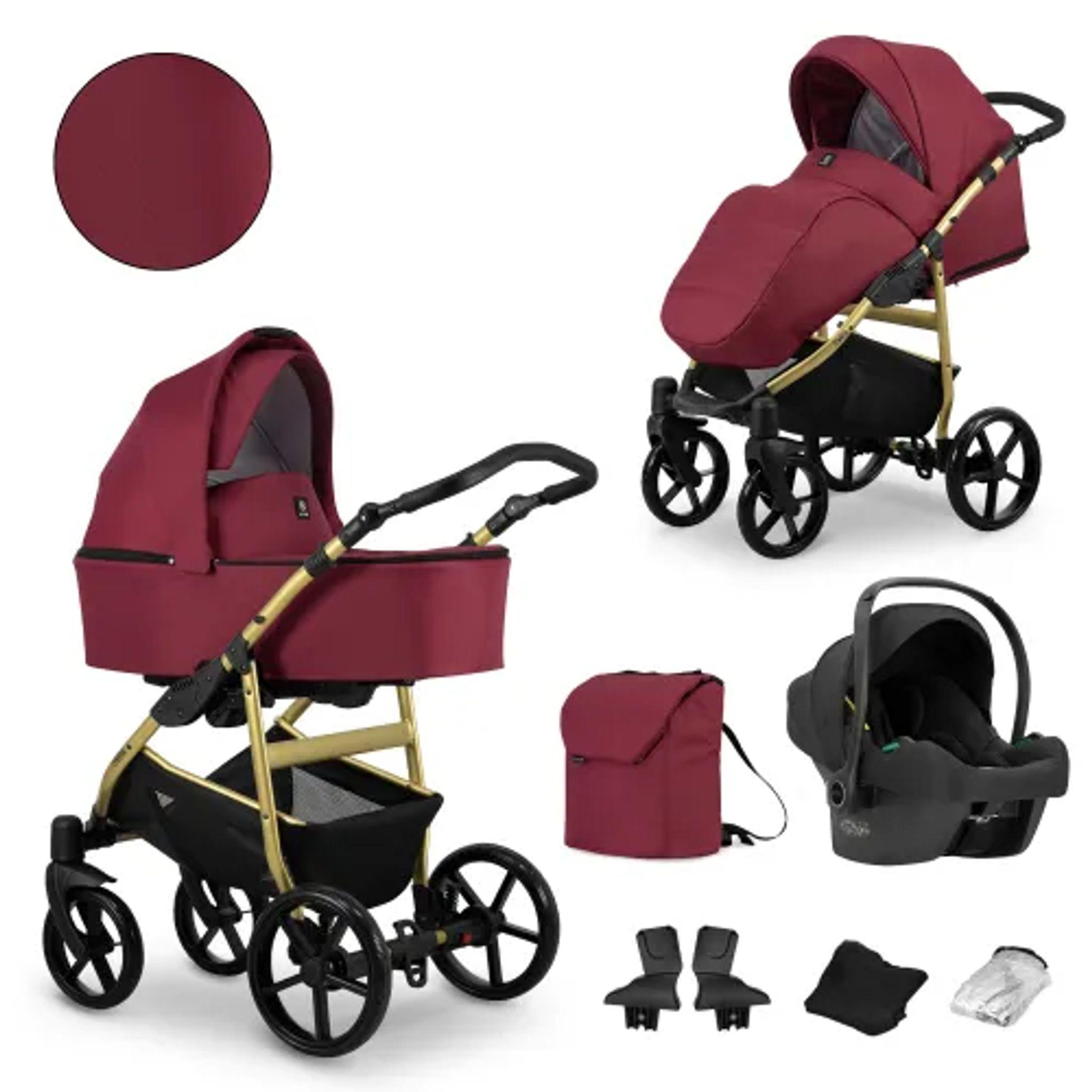 Kinderwagen Kunert MATA 3in1 - Farbe: Bordeaux
