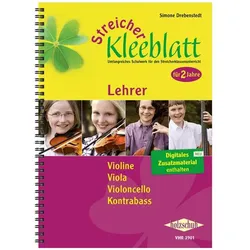 Streicher Kleeblatt, Lehrerband, Fachbücher von Simone Drebenstedt