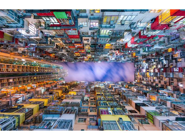 Papermoon ABSTRAKT DESIGN-CITY SKYLINE NEW YORK TOKIO LONDON XXL