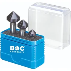 Bohrcraft, Bohrereinsatz, KS3 HSS-AlCro P-PLUS Kegels.// 12,4-20,5mm /3-tlg. (20,5 mm)