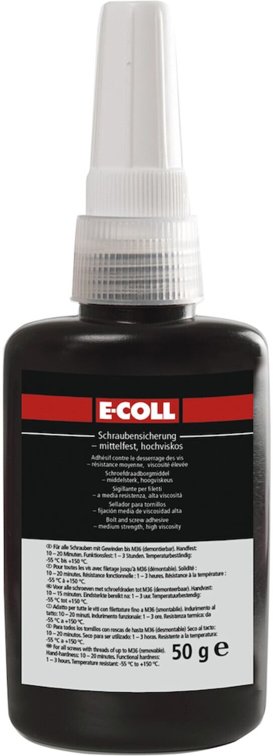 E-COLL Schraubensicherung 50g mittelfest-hochviskos (4317784425650)