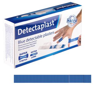Detectaplast Pflaster Elastic Finger, 100 Strips, detektierbar, elastisch, sensitiv, 18 x 2cm