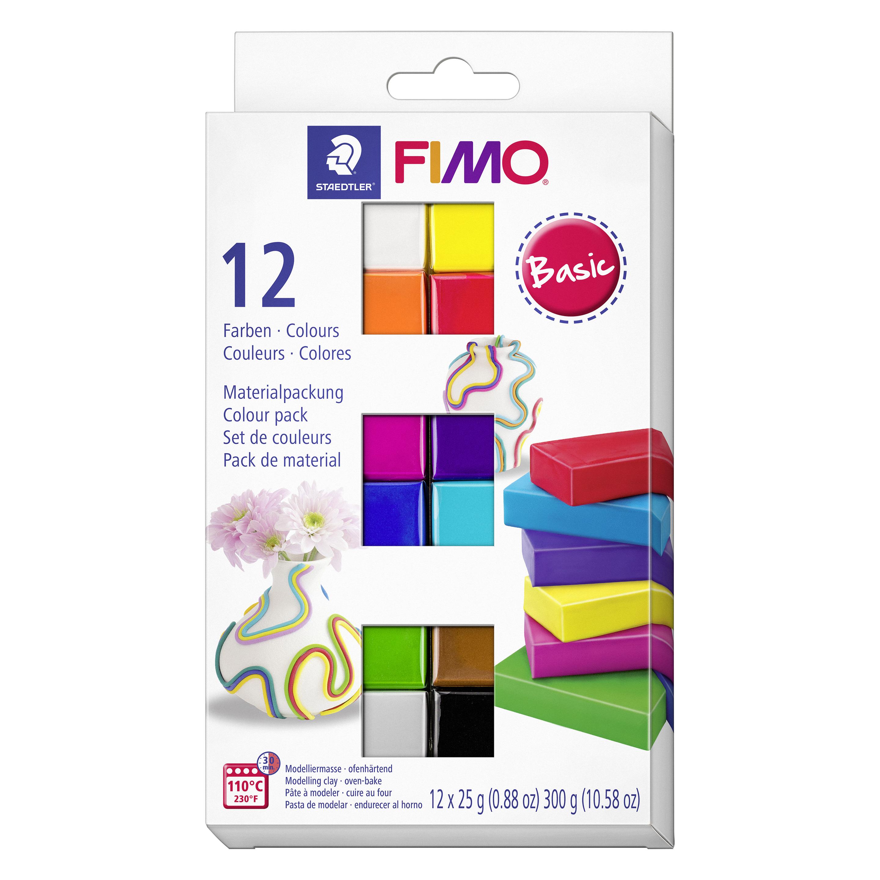 Staedtler FIMO soft Basic Colours (8023 C12-1)