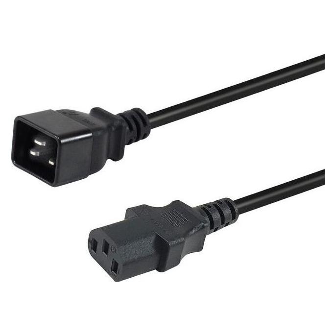 equip Netzkabel Anschl. -> C13 180°gew. sw (3 m) (112141)