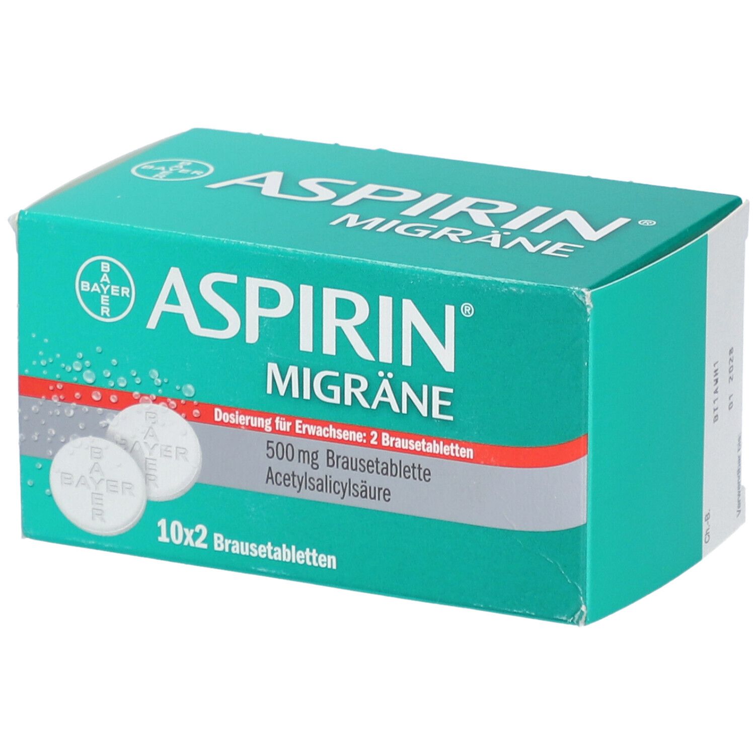 Aspirin Migräne 500 mg Brausetabletten 2x10 St