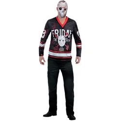Smiffys Freitag der 13. Jason Hockey Shirt (XL)