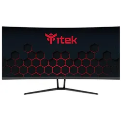 Itek Ecran incurvé 34" GGC WQHD (Noir) 180Hz (3440 x 1440 Pixel, 34"), Monitor, Schwarz