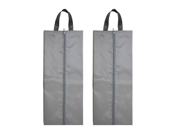 Schuhbeutel 42 x 24 cm 2er Set anthrazit