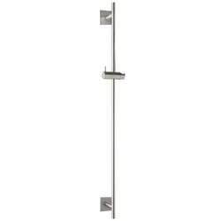 Herzbach Design iX Dusch-Wandstange 17.965900.2.09 900 mm, Rosette 70x70mm, Edelstahl gebürstet