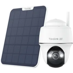 Reolink Argus Series B440 Pan/Tilt-WLAN-Kamera mit Reolink Solar Panel 2 weiß