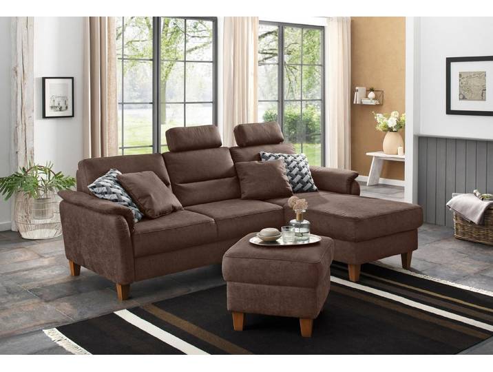 Home affaire Ecksofa Palmera L-Form, B: 244 cm - OTTO. Verlässliche Qualität., optional Schlaffunktion & Bettkasten, Federkern