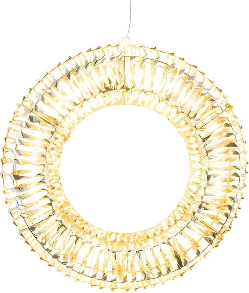Gehlmann Verlichte Kerstkrans Goud met 480 LED-lampjes