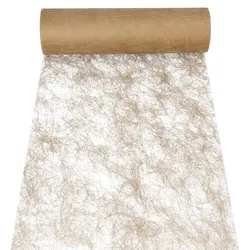 Starpak Dekoband "Sizoflor" 25 m x 30 cm gold