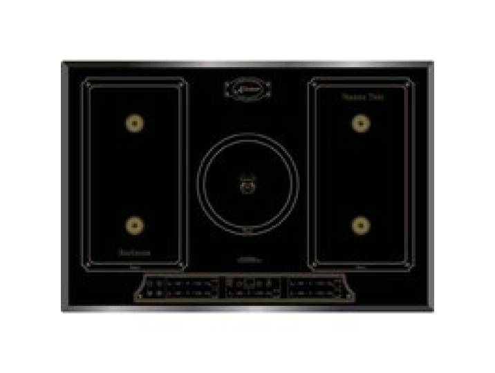 Kaiser Induktion Kochfeld Table de cuisson à induction 77cm FREE ZONE PowerBoost 4 3 KW 5 QuickHeat Table de cuisson