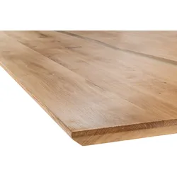 Massivholz »Tabula Rasa« Epoxid-Tischplatte Schweizer Kante 240x100 cm / Epoxid-Harz Schwarz