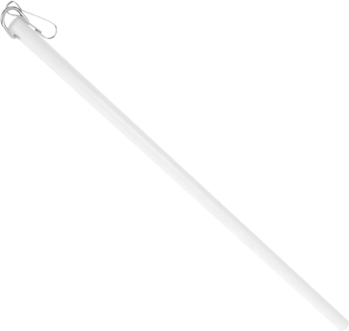 Wit Gordijn Trekstang van Lichtgewicht Acryl - 34 cm