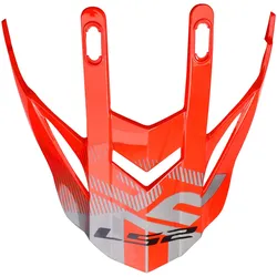 LS2 Ersatz Schild für MX436 Evo Helm - rot-weiß