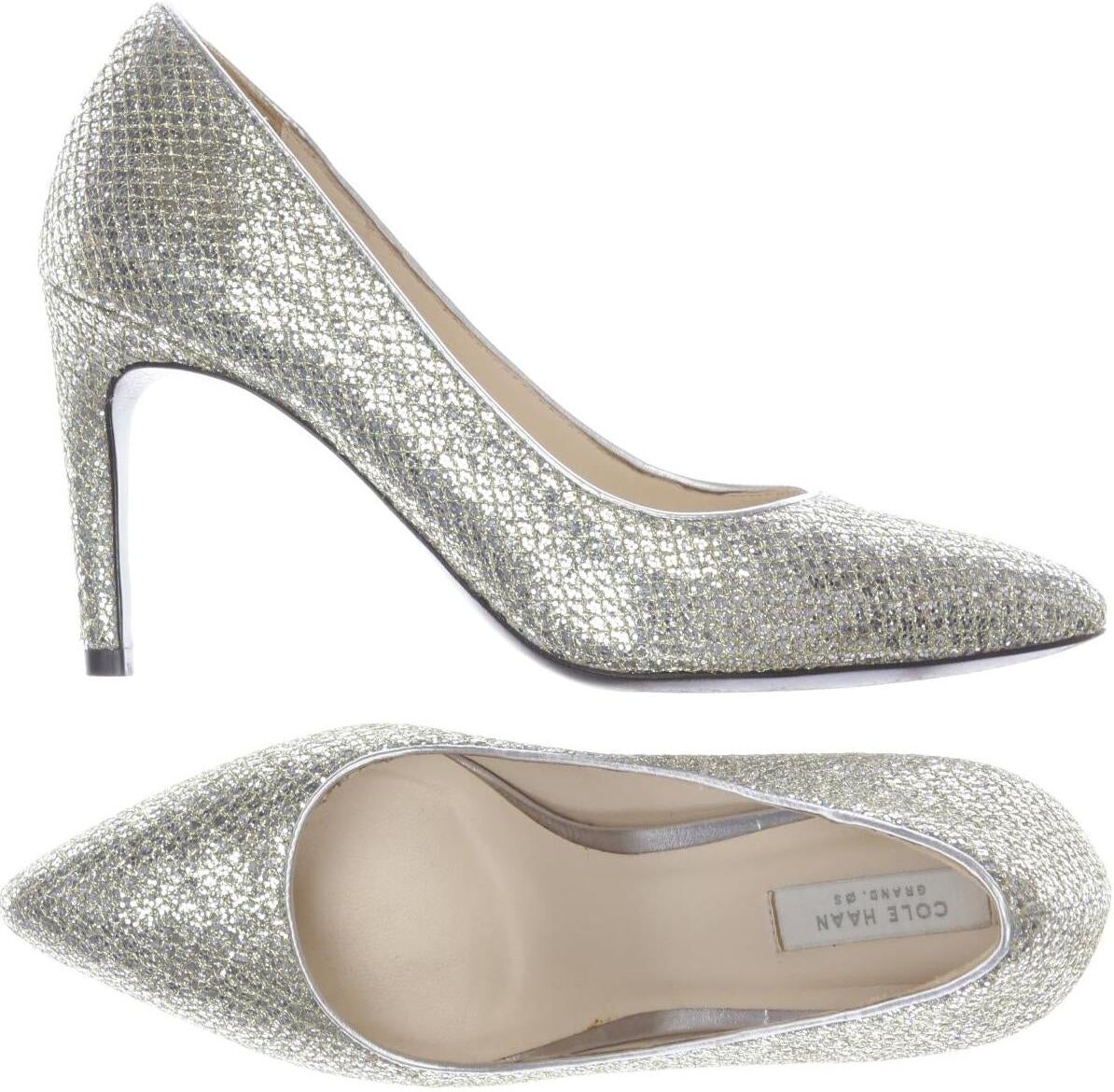 Cole Haan Damen Pumps, Gold, Gr. EU 37 (US 6), kein / Etikett - Second Hand