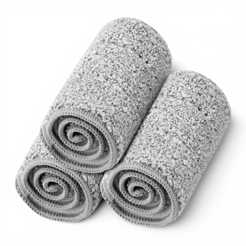 J.ZAO 3-pack vervangende mopdoeken voor Ochama S16 emmer, super absorberend, 11 x 32 cm