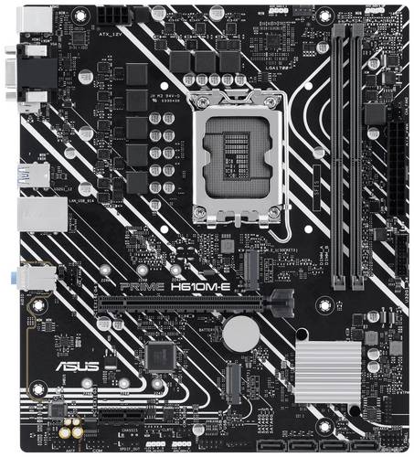 Asus PRIME H610M-E-CSM Mainboard Sockel (PC) Intel LGA 1700 Formfaktor (Details) Micro-ATX Mainboard-Chipsatz Intel H610