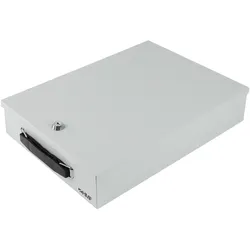 HMF 141-07 Dokumentenkassette, DIN A4, 37,5 x 26,5 x 8 cm, Lichtgrau