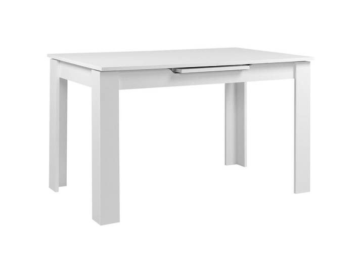 P & B Esstisch, Weiss, Holzwerkstoff, rechteckig, eckig, 80x75x125-165 cm, ausziehbar, Esszimmer, Esstische, Esstische ausziehbar