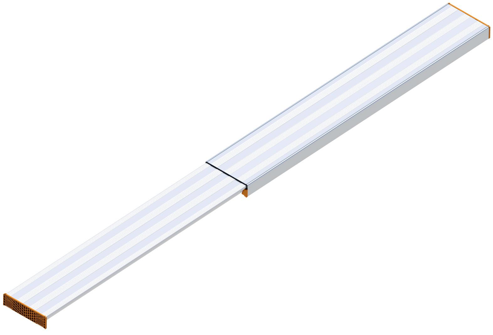 Layher Arbeitsbohle Aluminium ausziehbar von 1,92-3,5m - 1351350
