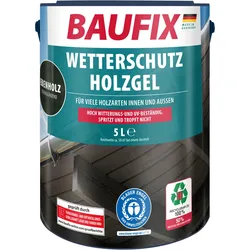 Wetterschutz-Holzgel Ebenholz