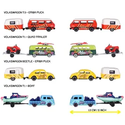 Majorette Volkswagen Trailer, 4-sort.