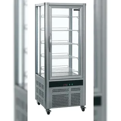 TEFCOLD Kühlvitrine  UPD200 468l Aluminium / SS 304