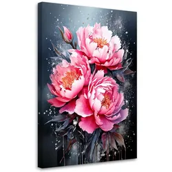 LEINWANDBILD Blumen 20x30cm